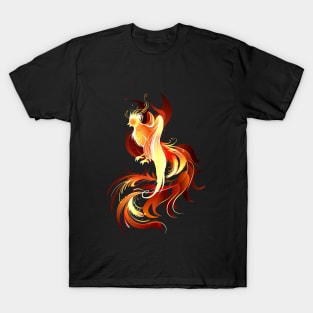 Fiery Bird ( Fire Phoenix ) T-Shirt